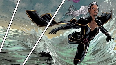 Marvel comics xmen storm ebony women superheroines Custom Gaming Mat Desk 5356