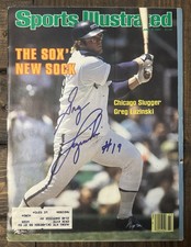Greg Luzinski SIGNED Sports Illustrated June 8, 1981 issue-Chicago White Sox