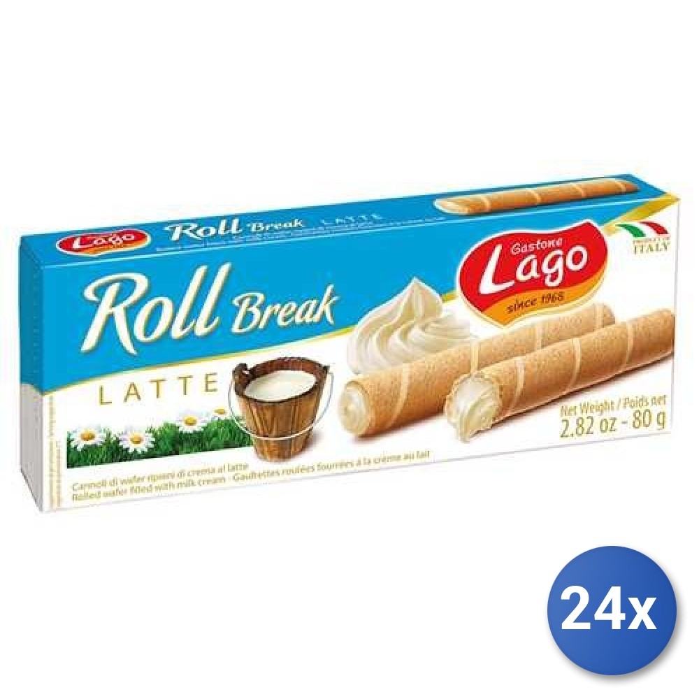 24X Multipack Elledi Lago Roll Break Milk Gr 80