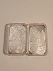 Santa Claus Silver Bullion Bars 1oz .999 Silver each, 2oz Silver Total Christmas