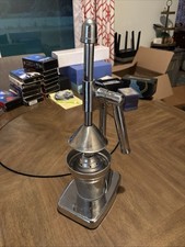 Vintage Manual Citrus Juicer Lever Press Chro...
