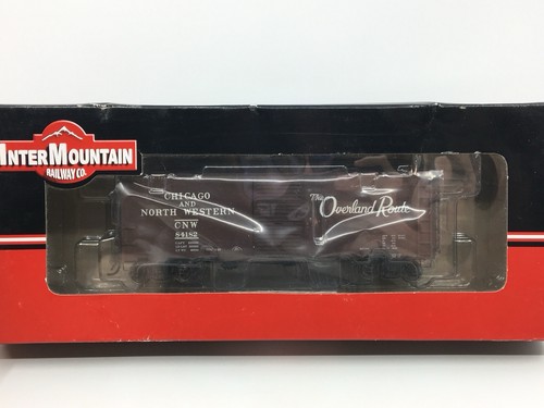 Coche de carga HO Intermountain Chicago y North Western 40’ modificado AAR CNW #84182 | Condition: Used