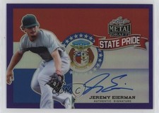 2018 Leaf Metal Draft State Pride Purple /25 Jeremy Eierman #SP-JE1 Auto l5w