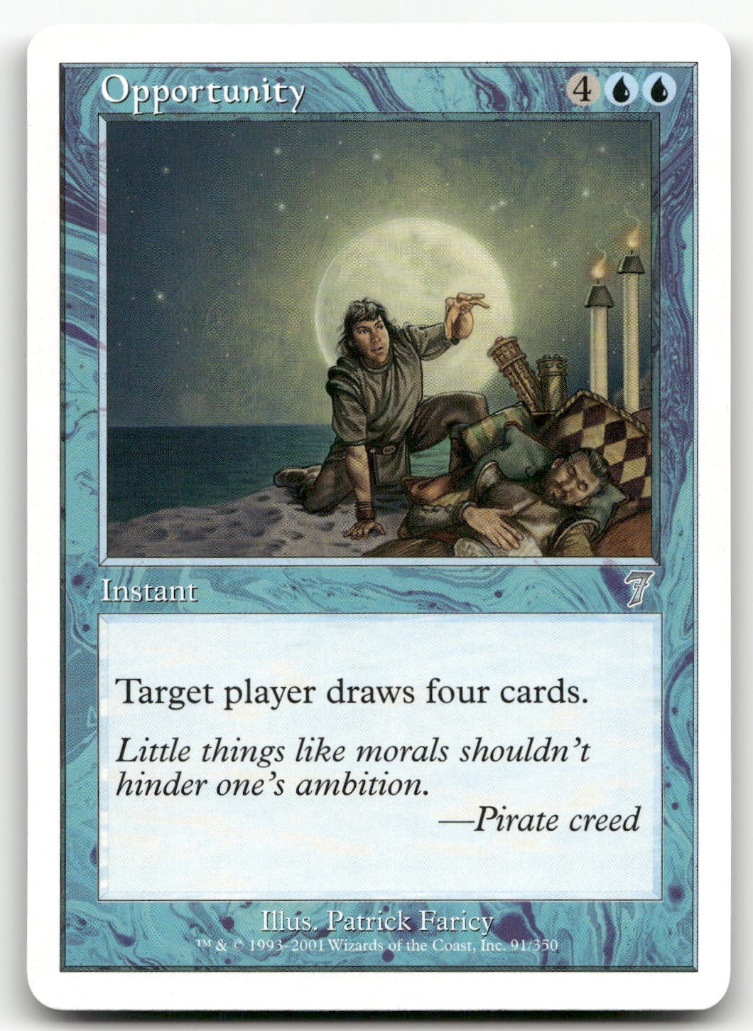 Opportunity #91 (NM) 7th Edition 7ED Magic MTG