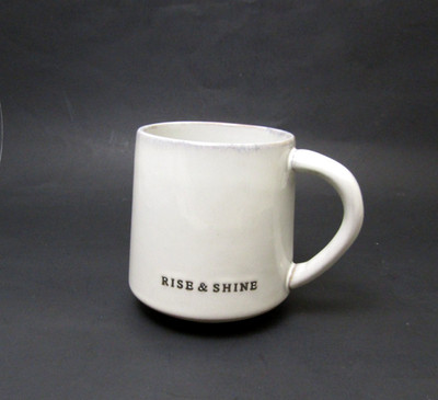 Hearth & Hand With Magnolia Rise And Shine Stoneware Mug 4 1/4 ''