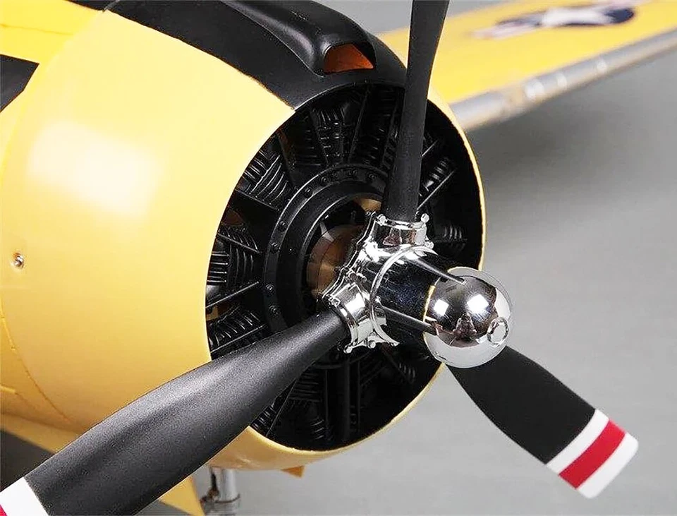 FMS 1400mm T-28D Trojan V4 ARTF (no Tx/Rx/Batt/Cgr) RC Model Plane – Yellow - Image 4 of 4