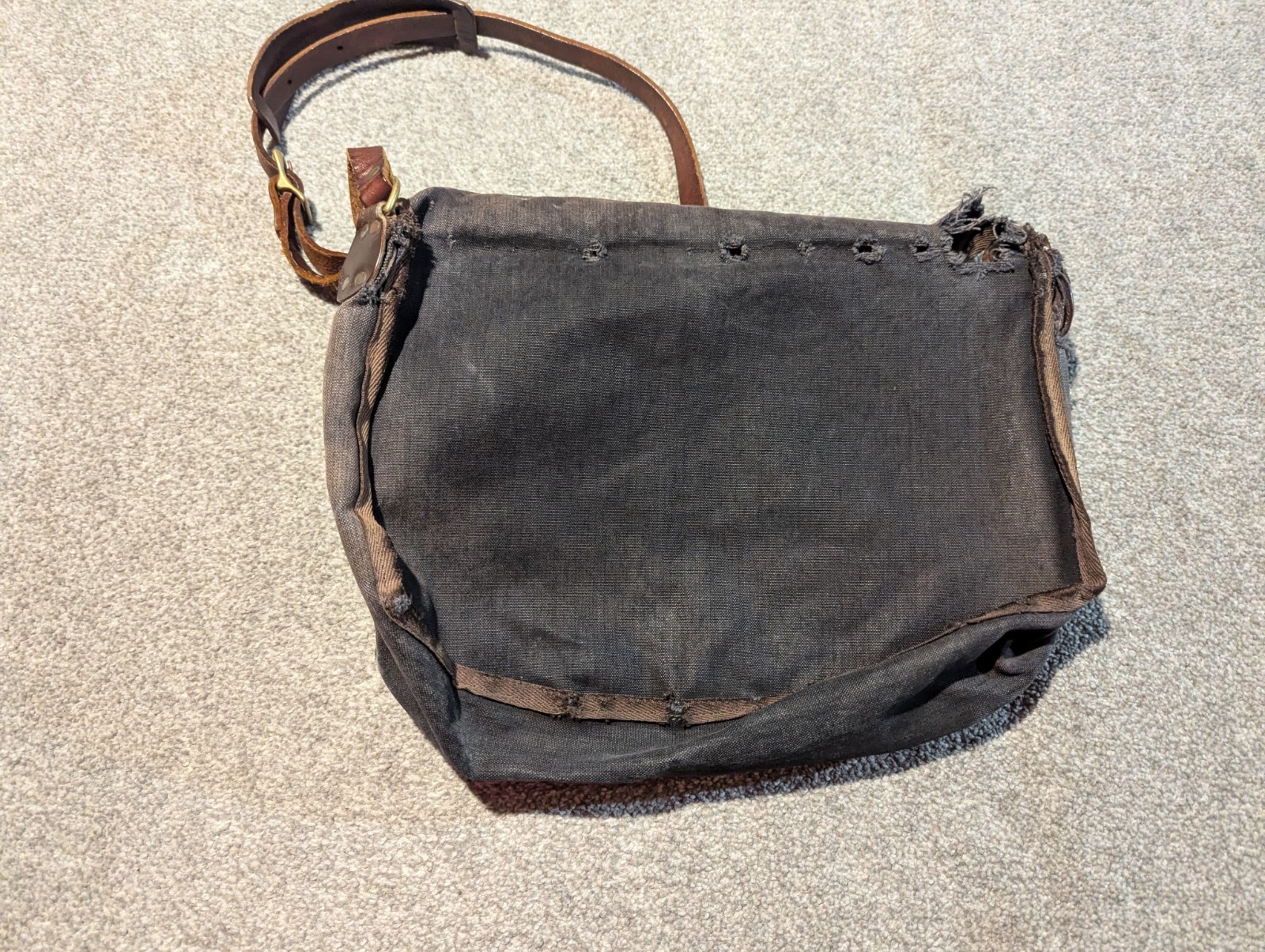 Duluth Pack Bag Blue Double Medium Shell Crossbod… - image 8