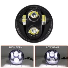 Faro vespa piaggio pk hp px di ricambio (da adattare) nero Black Racing