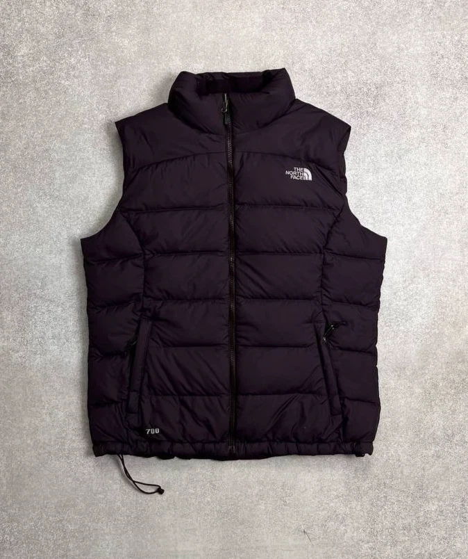 Vintage THE NORTH FACE WOMANS 700 Goose Down Winter Puffer Vest Rare Y2k L