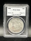 1886-P Morgan Silver Dollar PCGS MS64 UNC B9