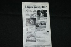 Virtua Fighter 2 Sega SATURN INSTRUCTION MANUAL ONLY BOOKLET GENUINE NO WRITING