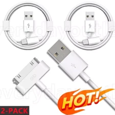 2pcs USB Cable Charger for Apple iPhone 4 3GS iPod iPad iPhone X XR 12 13 14 Max