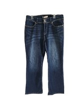 LEVIS 529 CURVY BOOTCUT WOMENS SZ 33X32 BLUE DENIM JEANS STRETCH PANTS