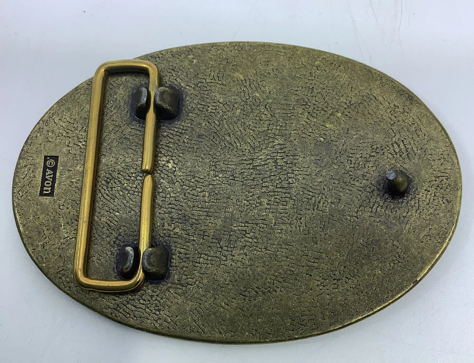 Vintage Avon Belt Buckle  Americana Ford Model T  Car Vehicle Car Driving Motor - Image 3 of 3