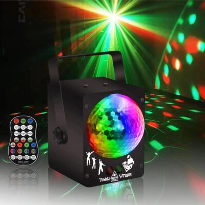 Discokugel RG RGB Laser Projektor Magic Ball Muster Lichteffekt Weihnachten Show