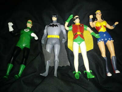 Vintage TM & DC Comics BATMAN ROBIN WONDER WOMAN GREEN LANTERN 0316 (s13)