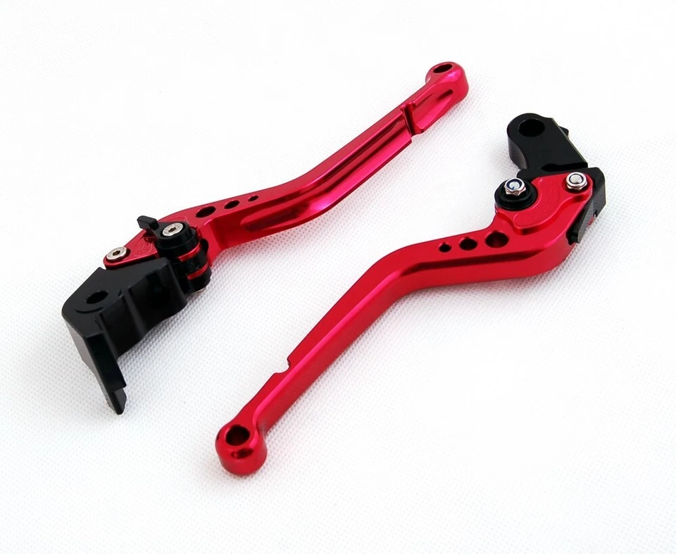 Long Brake Clutch Levers For Kawasaki ZX10R 2006-14 ZX6R Z1000 2007-2014 Red #3 Foto 2 de 4