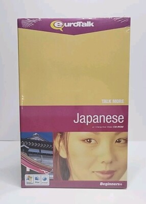 Talk More Japanese by Euro Talk - An Interactive Video CD-ROM for Beginners +