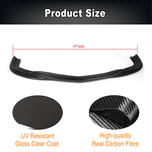 Alerón delantero de carbono para Mercedes W204 C63AMG difusor labio del alerón - Imagen 8 de 13