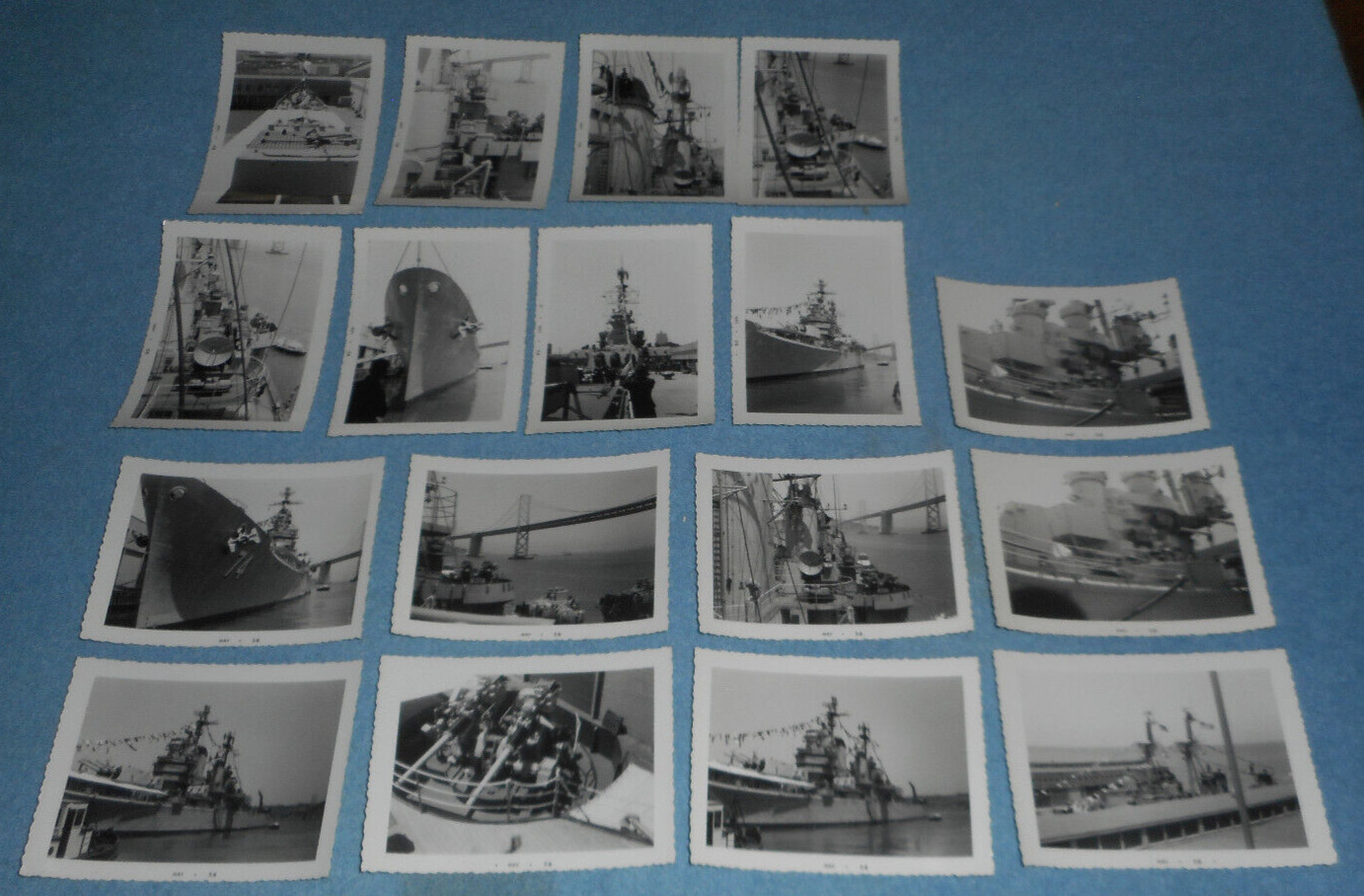 17 1958 Photos US Navy Cruiser USS Columbus CA-74 Dock San Francisco California?
