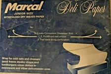 Deli Wrap Interfolded Dry Waxed Paper  JUNIOR SIZE 10" x 8"
