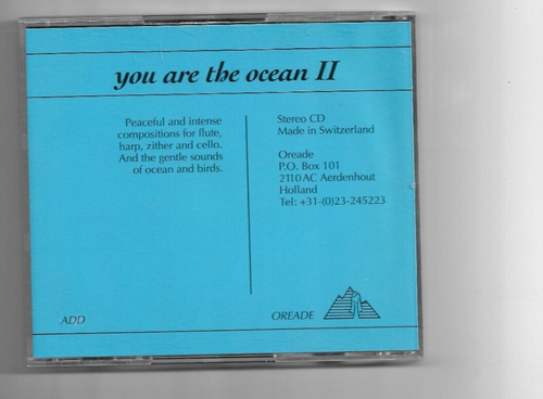 🞴 NEW AGE CD 🞴 SCHAWKIE ROTH : YOU ARE THE OCEAN II ( Oreade Music ) - Picture 2 of 2