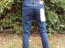 Ex Asos stock Only and Sons medium blue Skinn...
