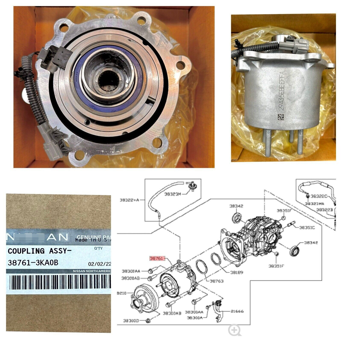Rear Differential Coupling 387613KA0B For Infiniti QX60 Rear Differential Coupling 387613KA0B For Infiniti QX60