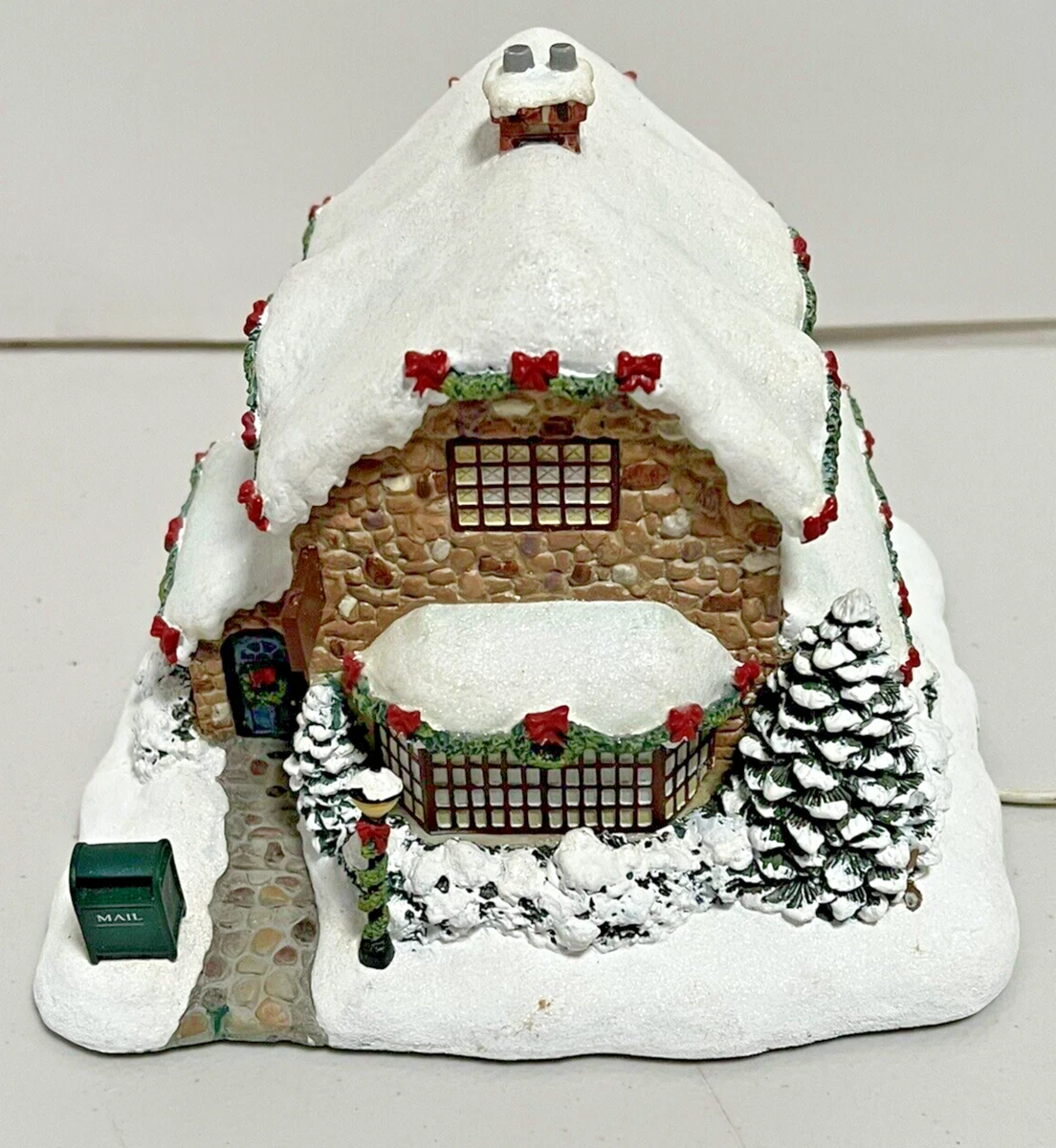 Thomas Kinkade Christmas Village Set