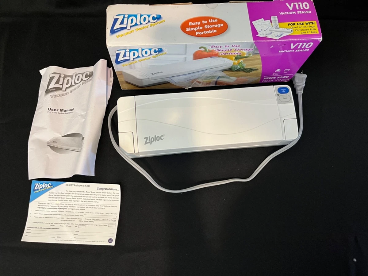 Lot - Ziploc Vacuum Sealer System