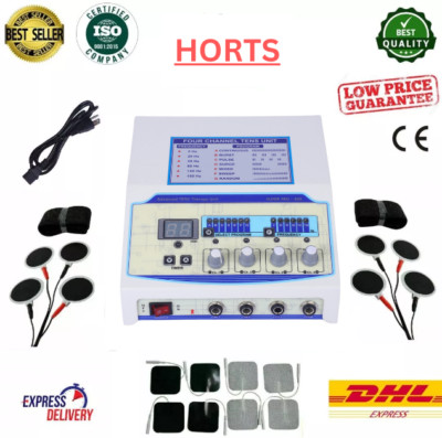 Prof. Home use 4 Channel Electrotherapy Physical Ultrasound Therapy Machine USA