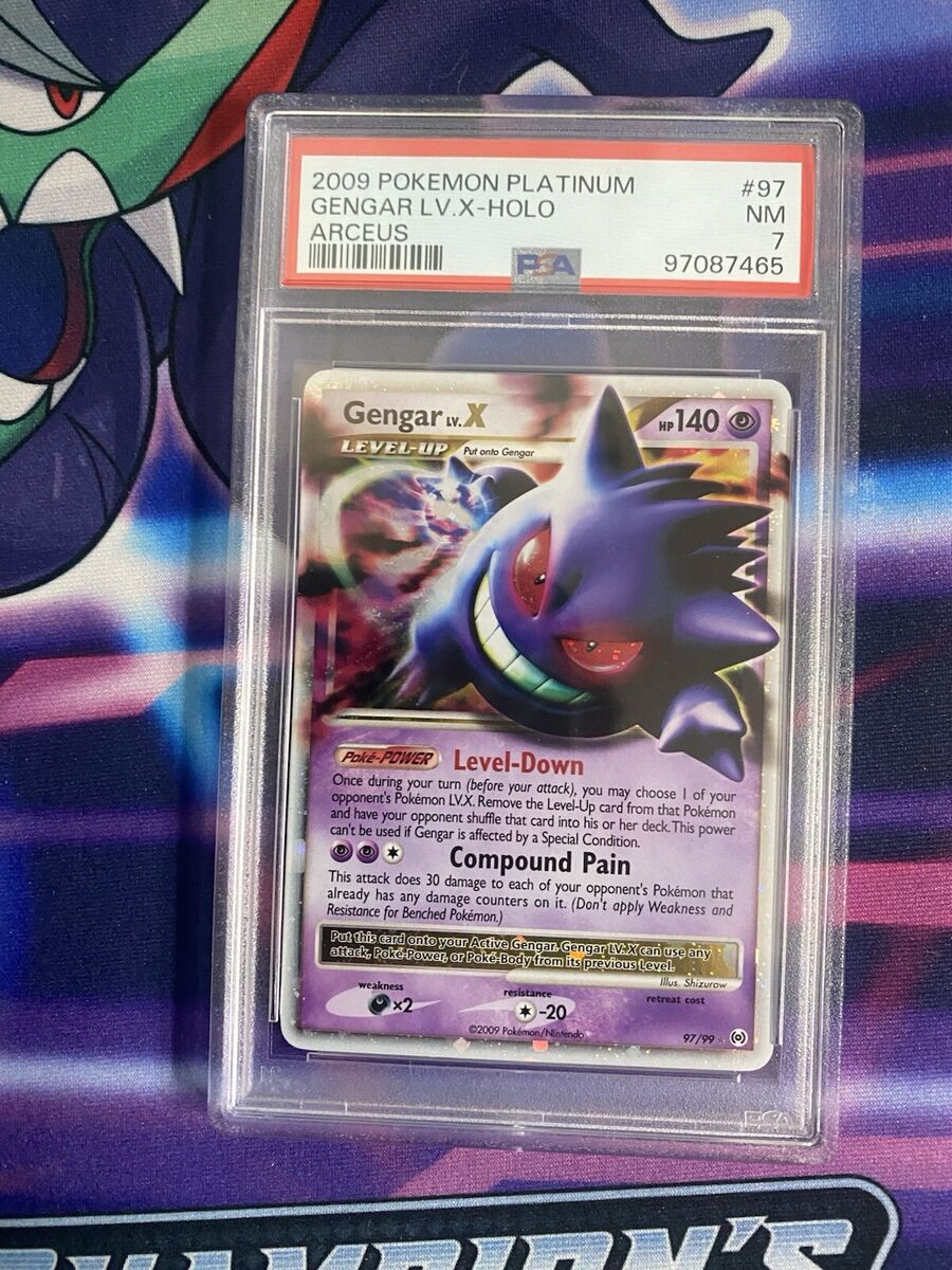 Pokemon 2009 Gengar Lv.X 97/99 Arceus Holo PSA 7 | eBay Pokemon 2009 Gengar Lv.X 97/99 Arceus Holo PSA 7 | eBay