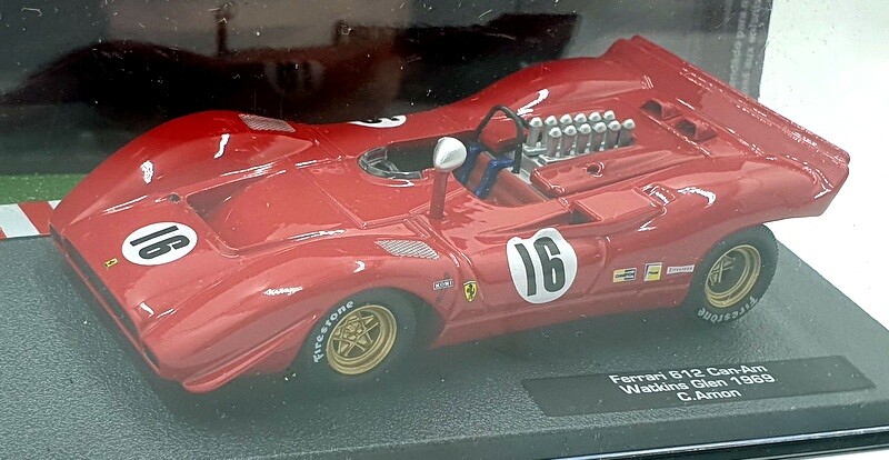 Altaya 1/43 Ferrari 612 Can-Am #16 1969 Watkins Glen Scale Model