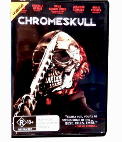 Chromeskull Slasher Horror DVD Video Ezy Ex-Rental R4 R18+ Scary 2011 Movie - Bild 1 von 6