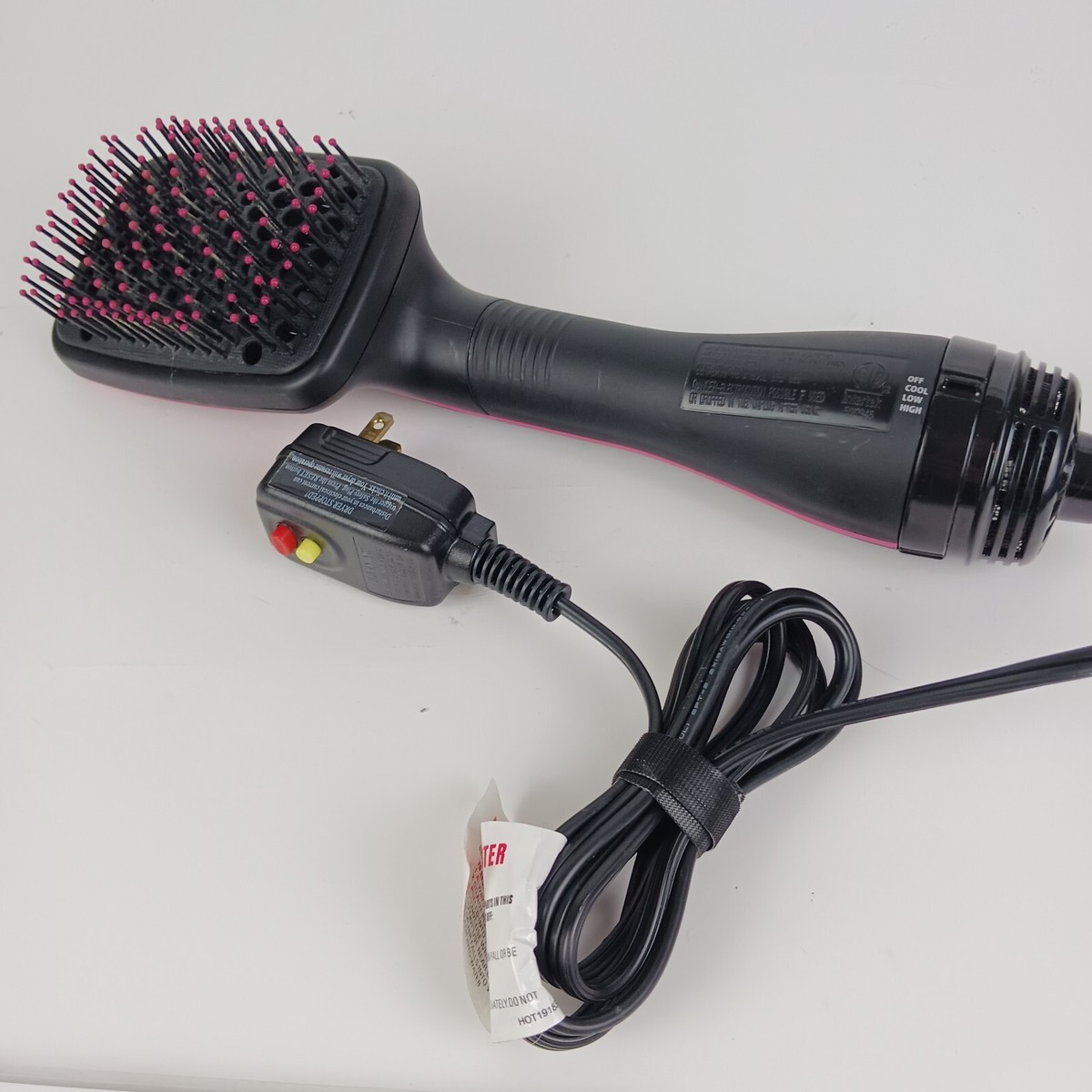 Revlon One Step Hair Brush Dryer and Styler Black Blow Dryer Model RVDR5212