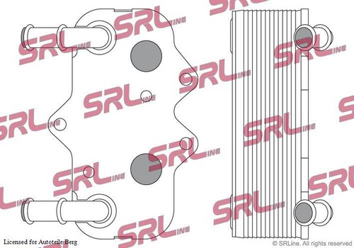 SRLine Ölkühler für Saab 9.3 9.5 Opel Astra G Signum Sintra Vectra B C Zafira A - 第 1/2 張圖片