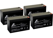 4 Packs: 12V 9AH Battery for Razor EcoSmart Metro Electric Scooter