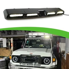 For Toyota Land Cruiser LC76 2024 2025 Lamp Model Roof Top Light Bar w/LED DRL