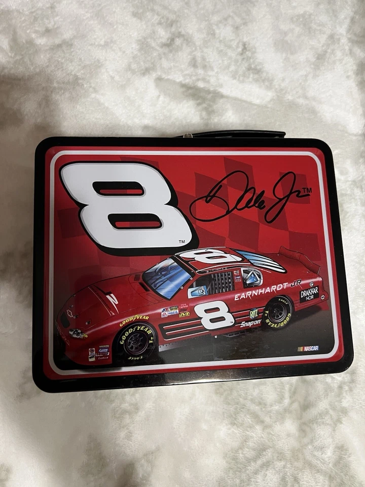 Dale Earnhardt JR 8 Black/Red Lunch box-2004 Winners Circle - Image 2 of 4