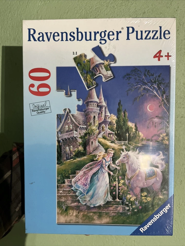 Magical Unicorn Princess Castle Mimi Jobe Art 2005 Ravensburger 60 Puzzle Sealed - Image 3 of 3