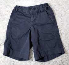 Dickies Shorts Boys 8 Dark Blue School Uniform Adjustable Waist Skate Chino