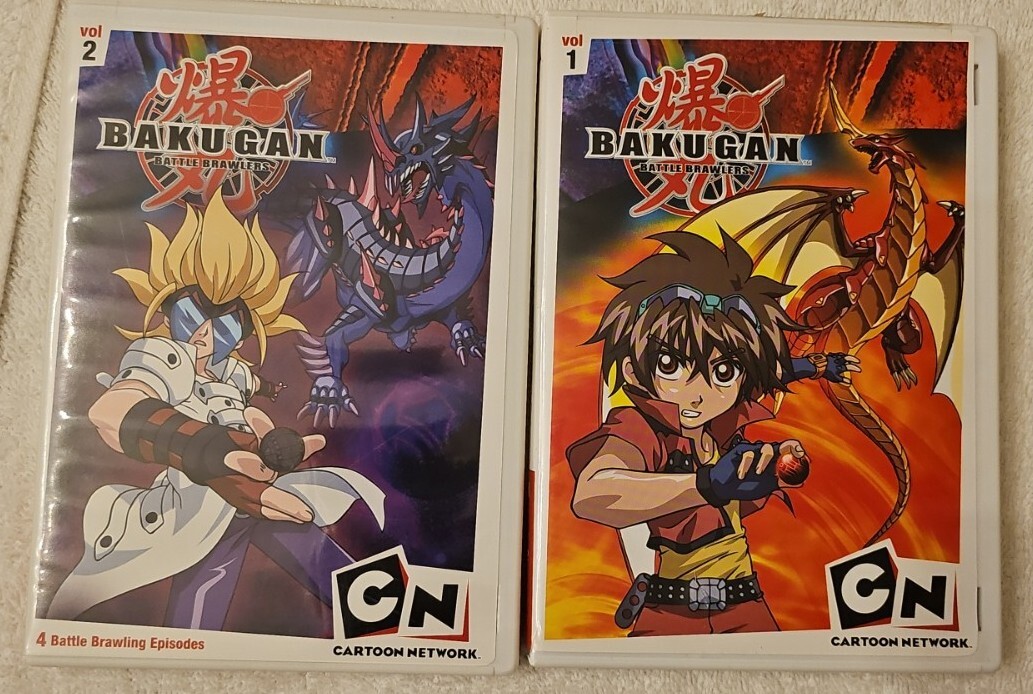 Bakugan: Battle Brawlers: Volumes 1 & 2 DVD's -anime- Lot