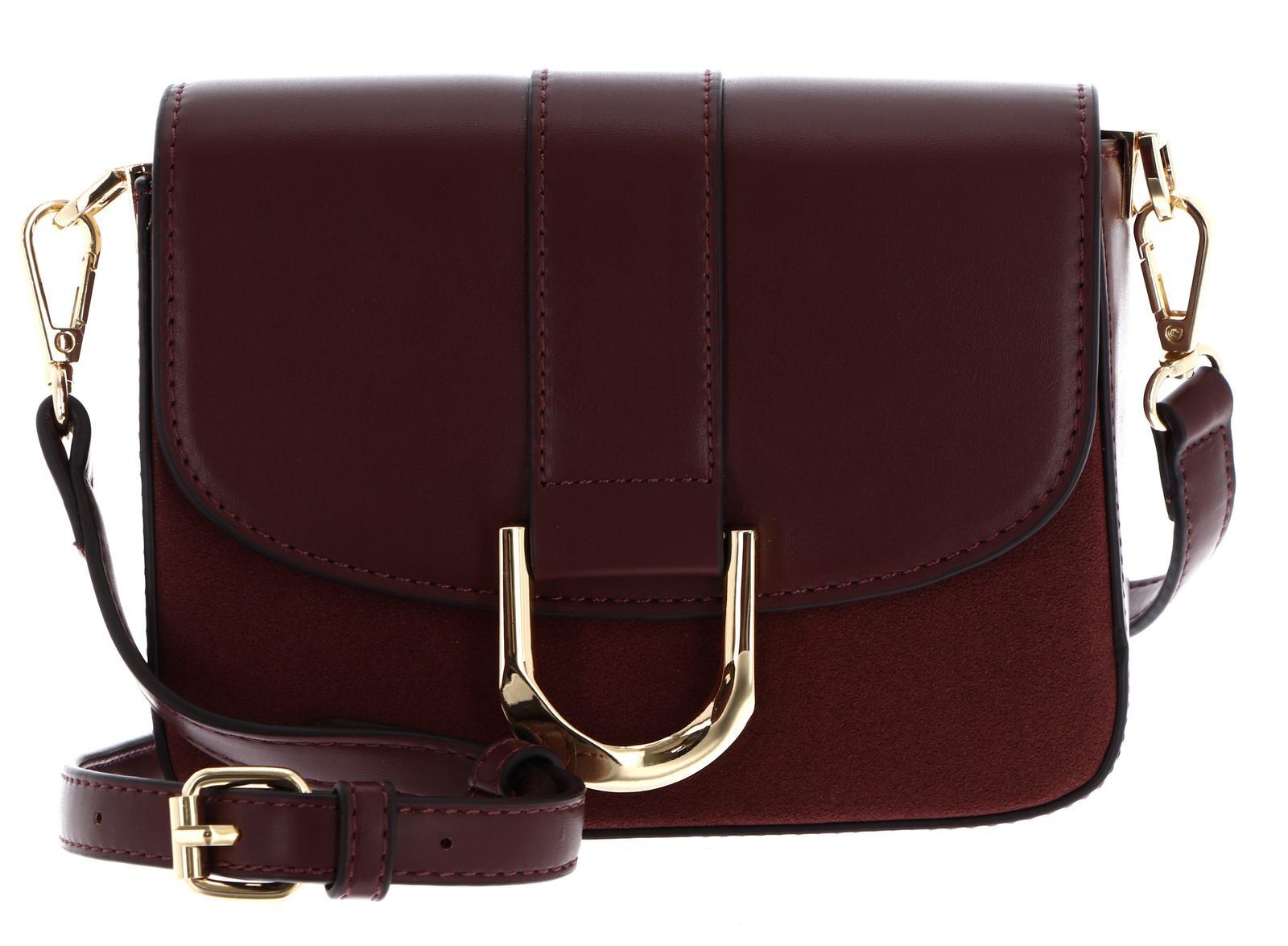 SEIDENFELT MANUFAKTUR cross body bag Nellim Oxblood / Gold