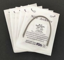 10Packs Arcos de Dental Ortodoncia Redondos Niti Arco de Alambre Su Arch Wire