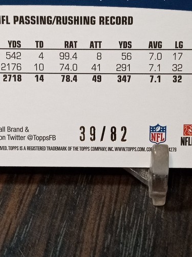 2013 Topps Football Jake Locker #416 arancione parallelo SP 39/82 Tennessee Titans - Foto 4 di 4