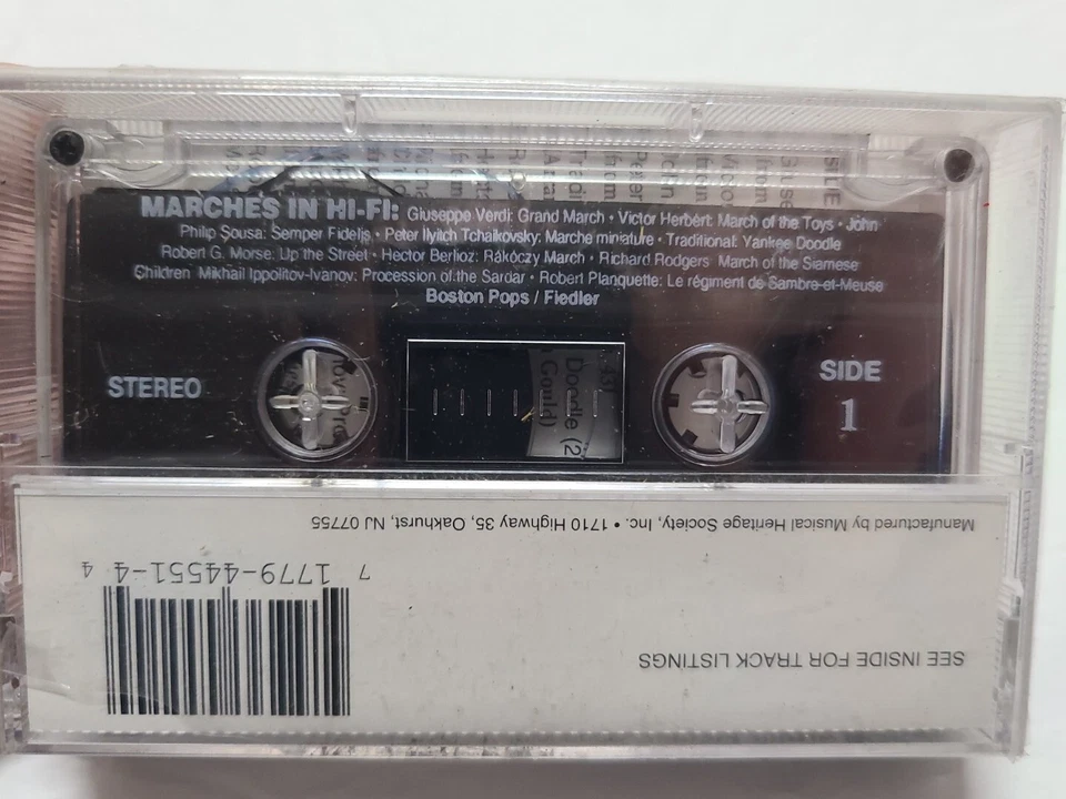 Marches in HI-FI Arthur Fielder & Boston Pops Orchestra BRAND NEW Cassette tape - Image 4 of 4