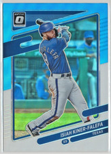 2021 Donruss Optic - Isiah Kiner-Falefa - Rangers - CAROLINA BLUE & WHITE - #116