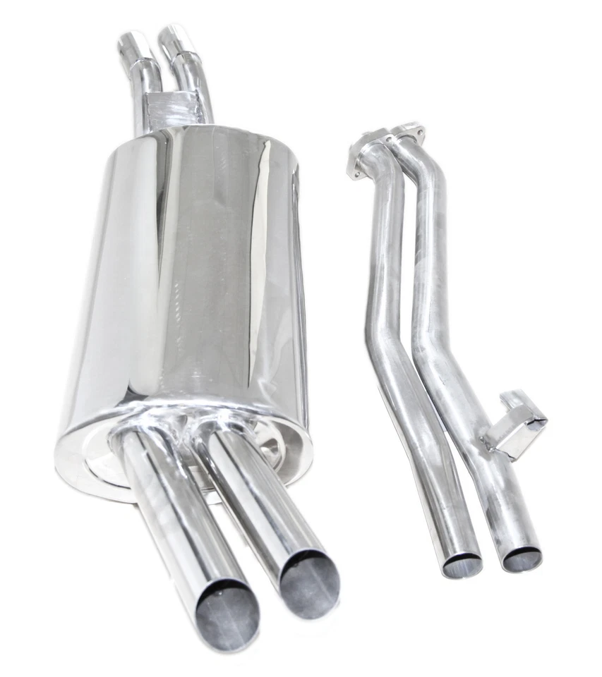 Escape trasero eje SS compatible con BMW E30 325ic 1987-1991 / 325ix / 325is Foto 4 de 4