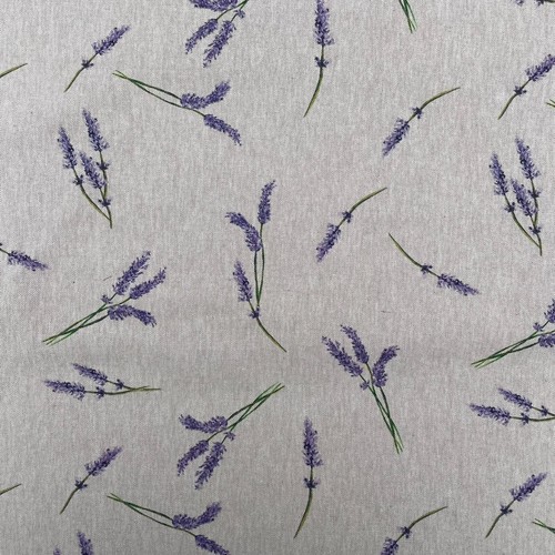 Tela de tapicería cortina de aspecto lino rico en algodón para animales y flores - Imagen 38 de 55
