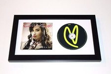 SINGER DEMI LOVATO SIGNED FRAMED 'HERE WE GO AGAIN' CD COVER BOOKLET W/COA ALBUM